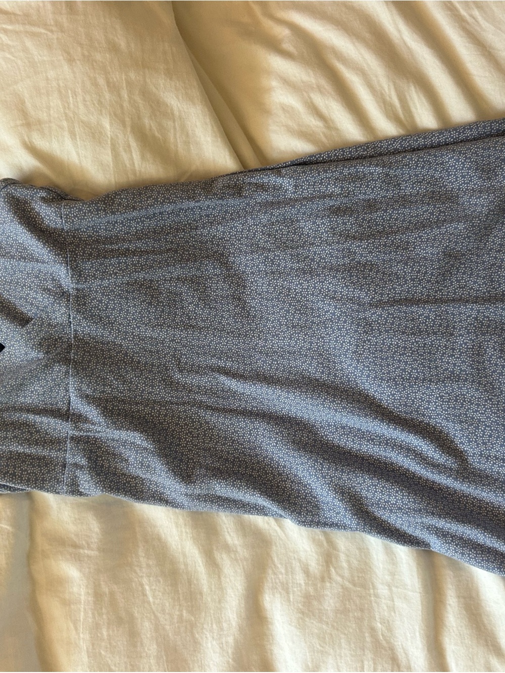 Brandy Melville Blue Microdot Midi Skirt